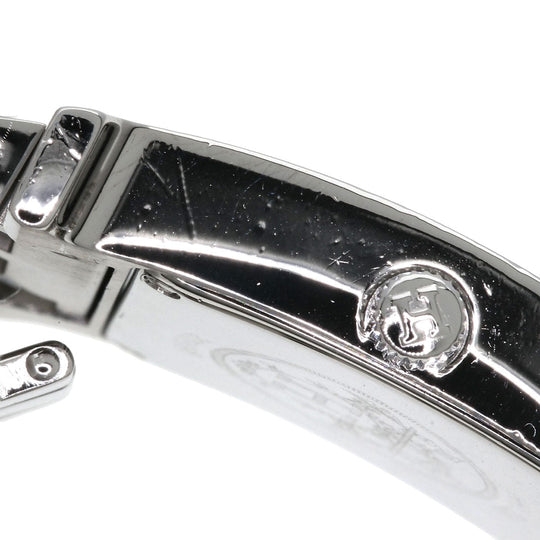 HERMES Watches Quartz HH1.230 Stainless Steel, Stainless Steel, Diamond Silver H Watch Bezel Diamond Ivory dial Women Used Authentic