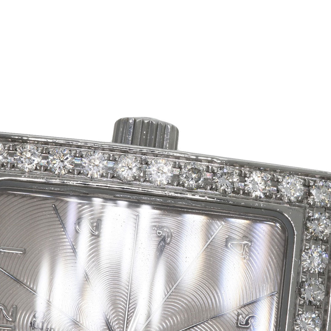 HERMES Watches Quartz HH1.230 Stainless Steel, Stainless Steel, Diamond Silver H Watch Bezel Diamond Ivory dial Women Used Authentic