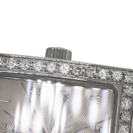 HERMES Watches Quartz HH1.230 Stainless Steel, Stainless Steel, Diamond Silver H Watch Bezel Diamond Ivory dial Women Used Authentic