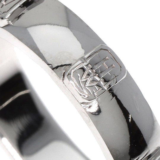 HARRY WINSTON Ring K18WG Silver HW logo diamond