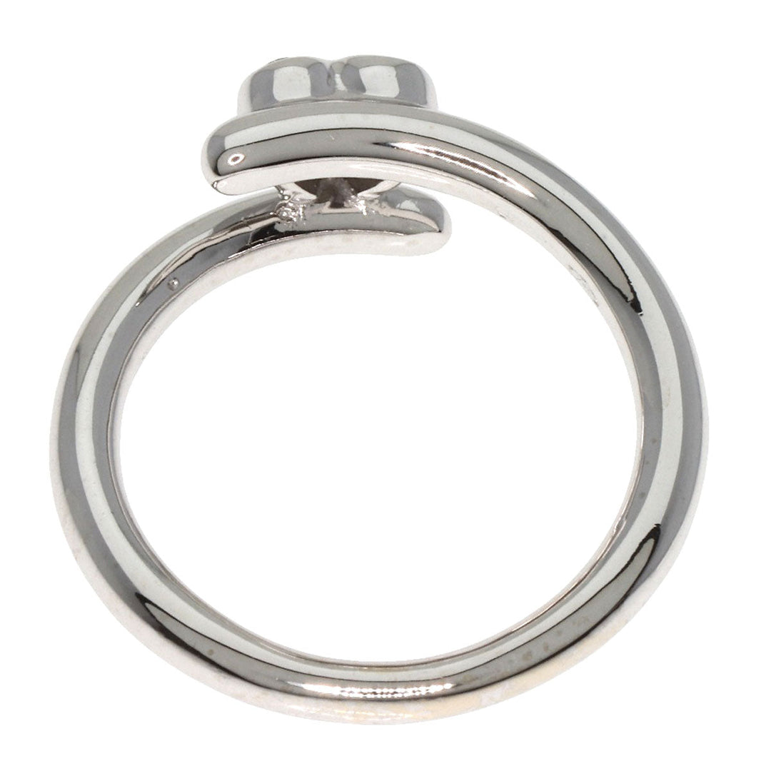 Damiani Ring K18WG Silver Heart diamond