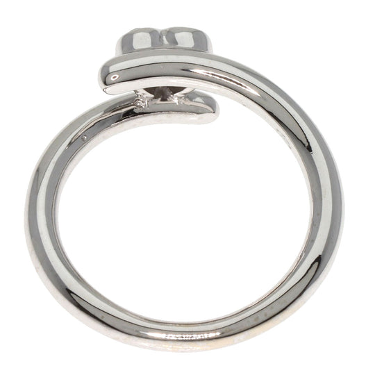 Damiani Ring K18WG Silver Heart diamond