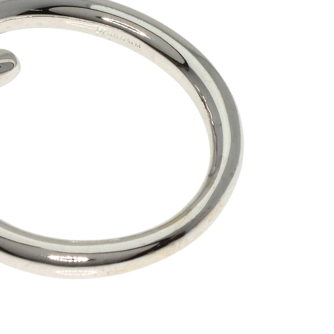 Damiani Ring K18WG Silver Heart diamond