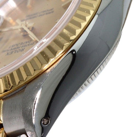 ROLEX Watches Mechanical Automatic 69173 Stainless Steel , SSxK18YG , K18YG gold Datejust gold dial Women Used Authentic