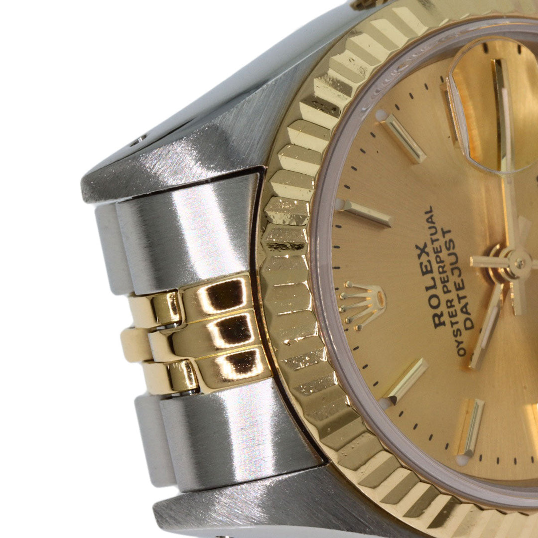 ROLEX Watches Mechanical Automatic 69173 Stainless Steel , SSxK18YG , K18YG gold Datejust gold dial Women Used Authentic