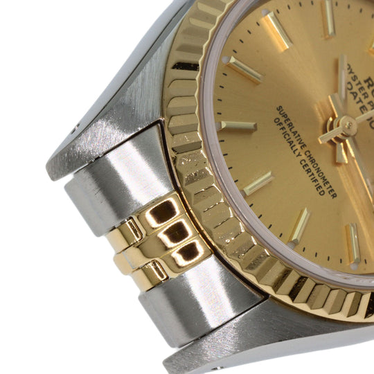 ROLEX Watches Mechanical Automatic 69173 Stainless Steel , SSxK18YG , K18YG gold Datejust gold dial Women Used Authentic
