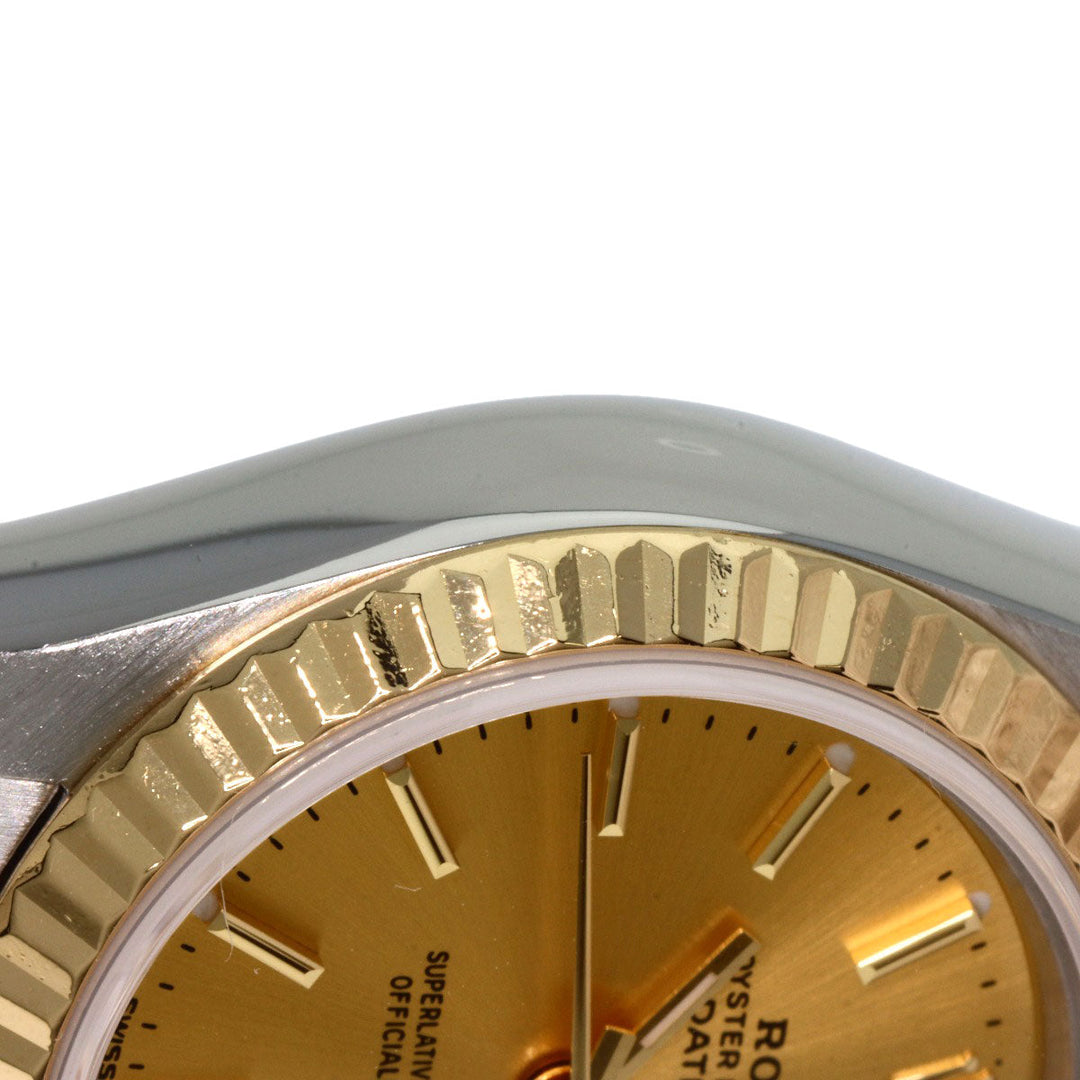ROLEX Watches Mechanical Automatic 69173 Stainless Steel , SSxK18YG , K18YG gold Datejust gold dial Women Used Authentic