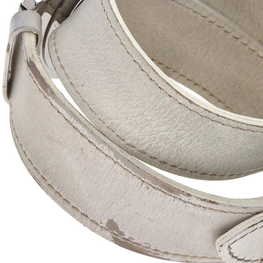 HERMES Watches Mechanical Automatic CL5.710 Stainless Steel, Leather Silver Clipper Power Reserve white dial mens Used Authentic