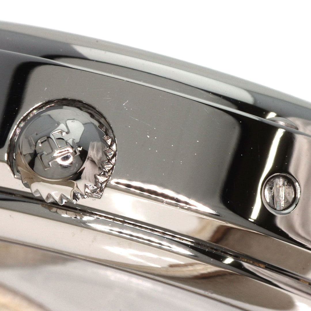 HERMES Watches Mechanical Automatic CL5.710 Stainless Steel, Leather Silver Clipper Power Reserve white dial mens Used Authentic