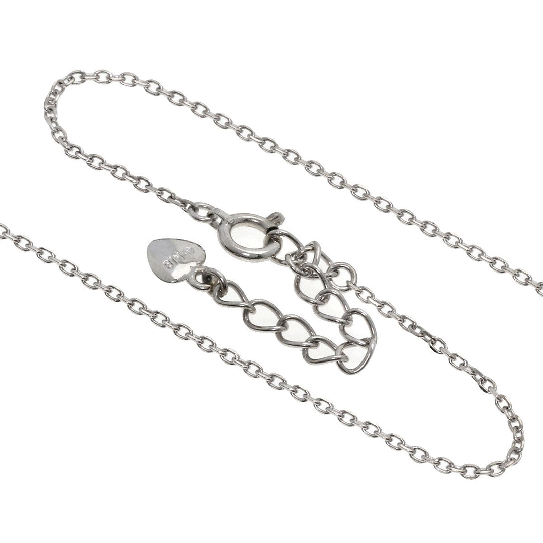 MIKIMOTO Necklace K18WG Silver Clover Diamond Women Used Authentic