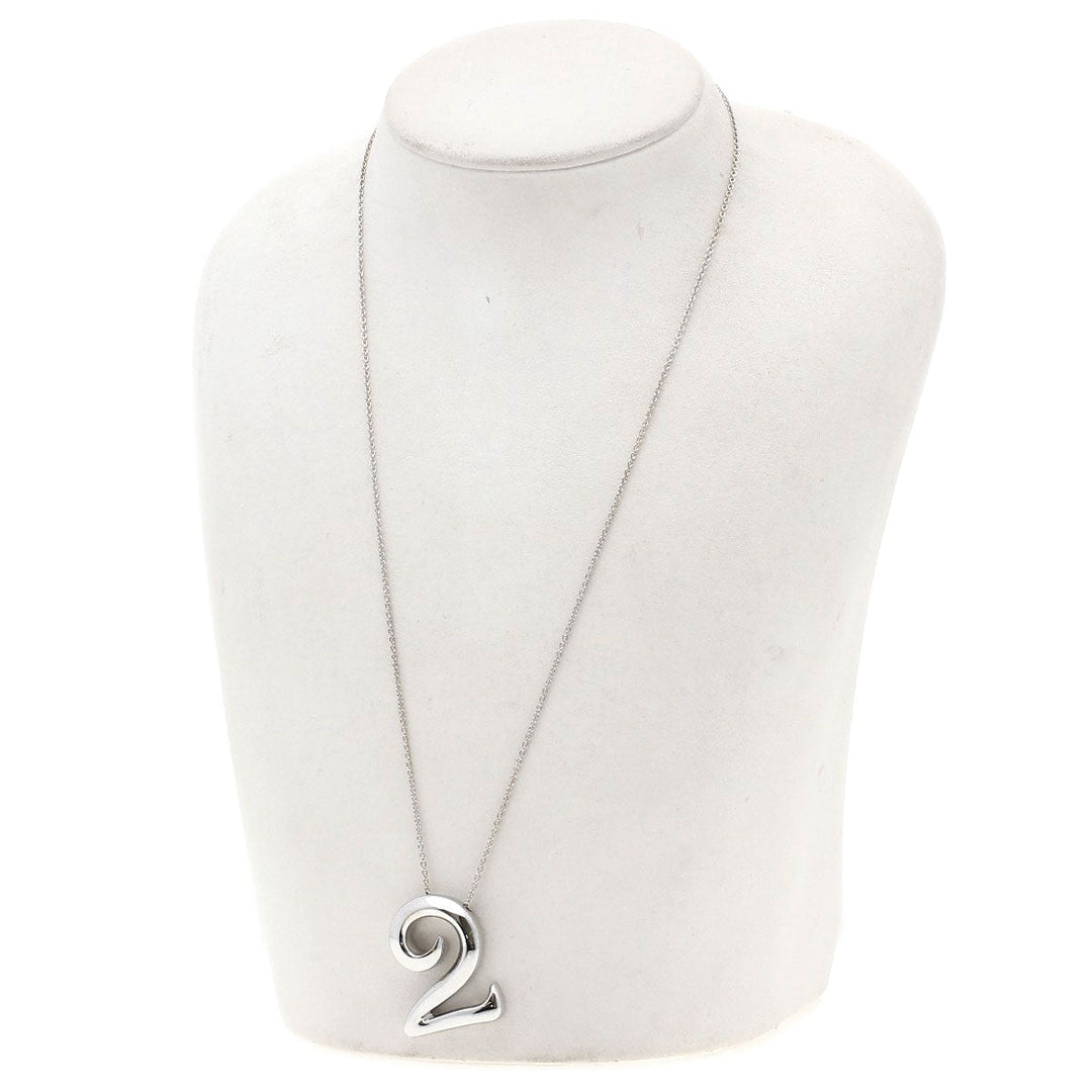 FRANCK MULLER Necklace K18WG Silver Talisman No.2