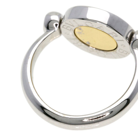 BVLGARI Ring K18WG Silver BVLGARI BVLGARI FLIP ONYX