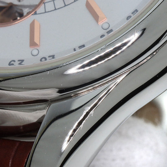 FREDERIQUE CONSTANT Watches Mechanical Automatic FC-330/335X6B4/6 Stainless Steel, Leather Silver Classic Heartbeat Moon Face Silver dial mens Used Authentic