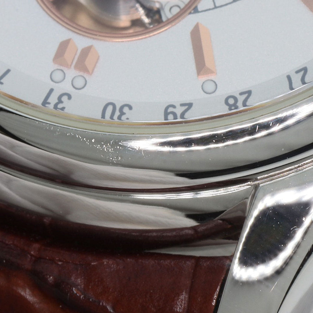FREDERIQUE CONSTANT Watches Mechanical Automatic FC-330/335X6B4/6 Stainless Steel, Leather Silver Classic Heartbeat Moon Face Silver dial mens Used Authentic