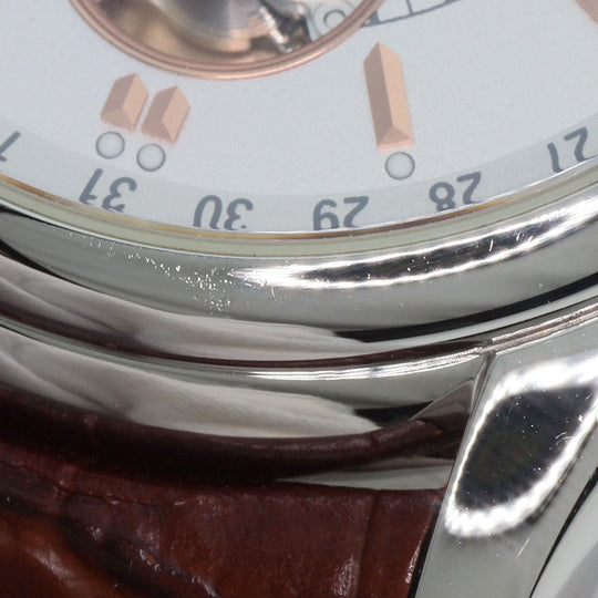 FREDERIQUE CONSTANT Watches Mechanical Automatic FC-330/335X6B4/6 Stainless Steel, Leather Silver Classic Heartbeat Moon Face Silver dial mens Used Authentic