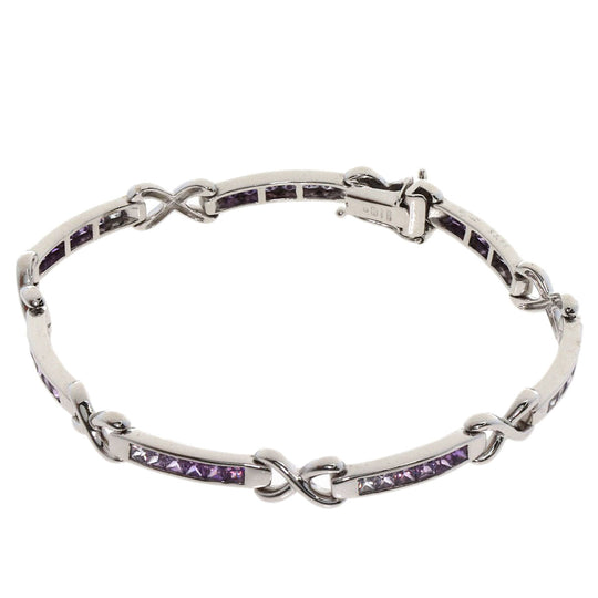 JUNE bracelet K18WG Silver sapphire