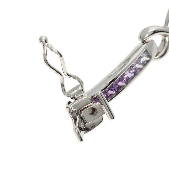 JUNE bracelet K18WG Silver sapphire