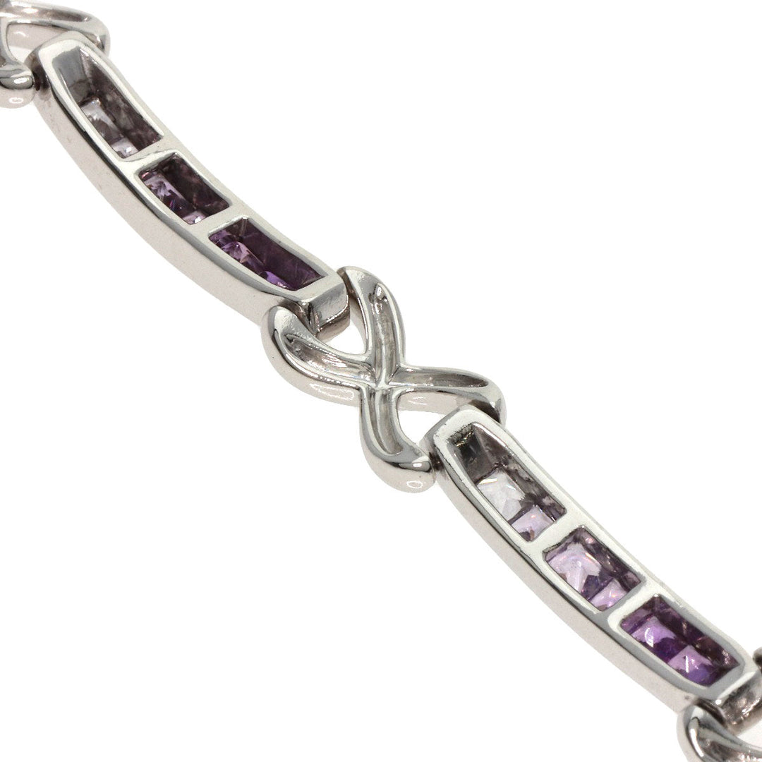 JUNE bracelet K18WG Silver sapphire