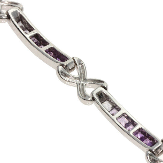 JUNE bracelet K18WG Silver sapphire