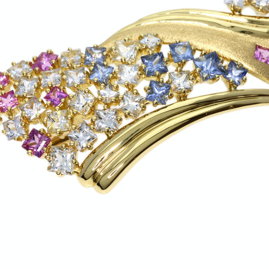 JUNE Brooch 18K Yellow Gold gold sapphire
