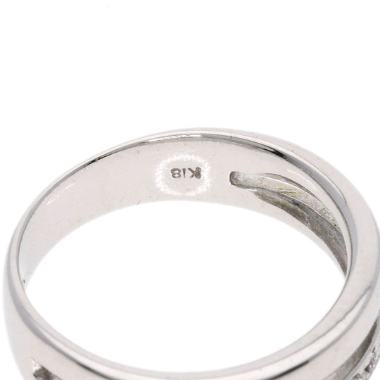VANDOME Ring K18WG Silver diamond