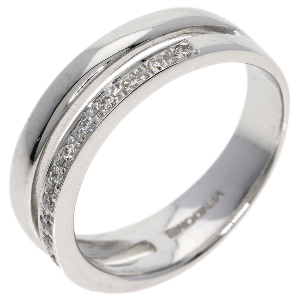 VANDOME Ring K18WG Silver diamond