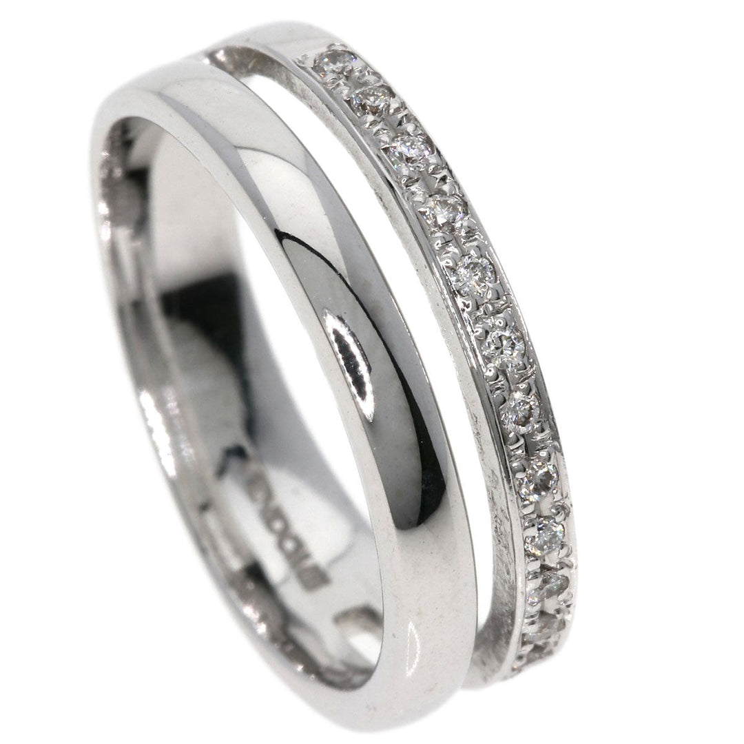VANDOME Ring K18WG Silver diamond