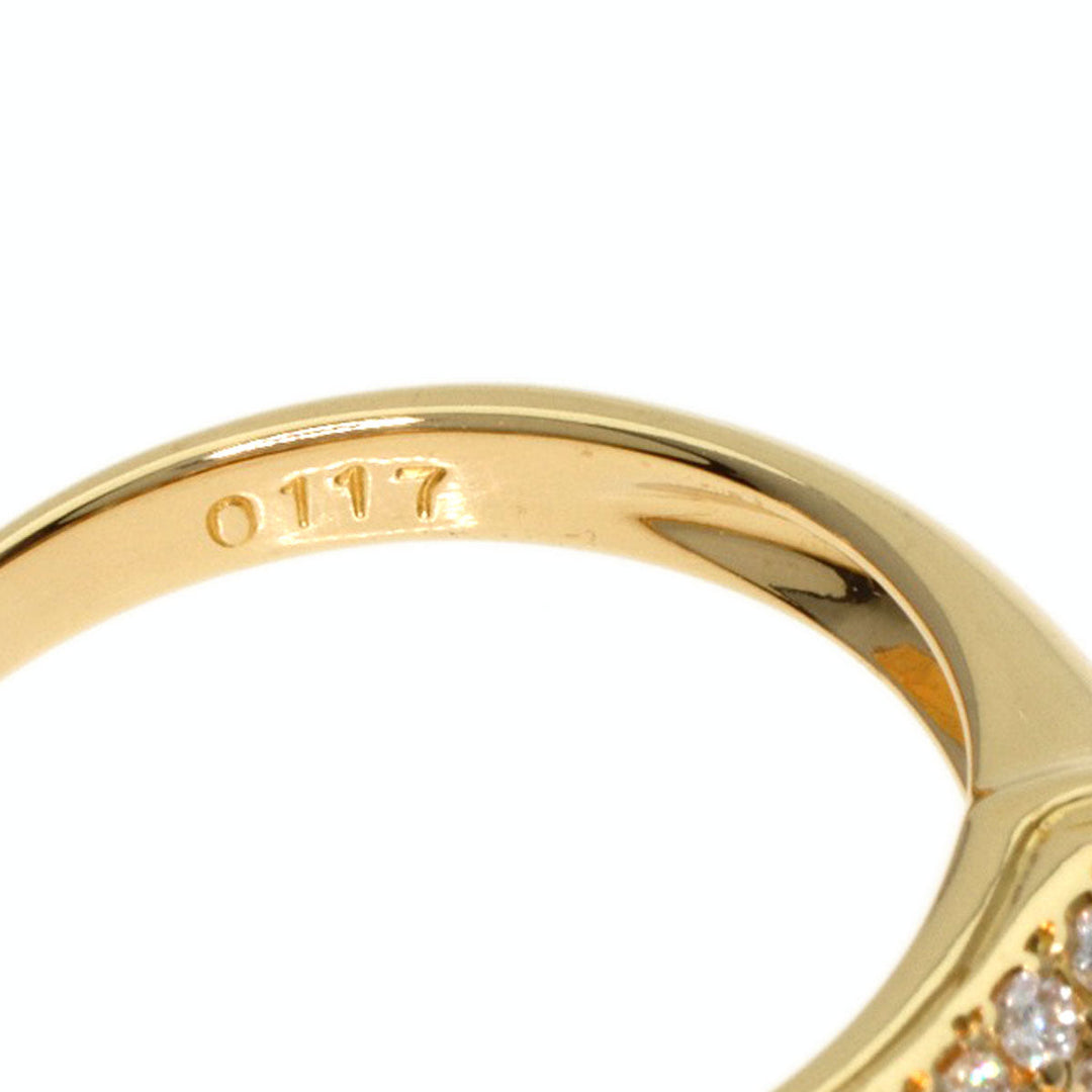 POLA Ring 18K Yellow Gold gold diamond Women Used Authentic