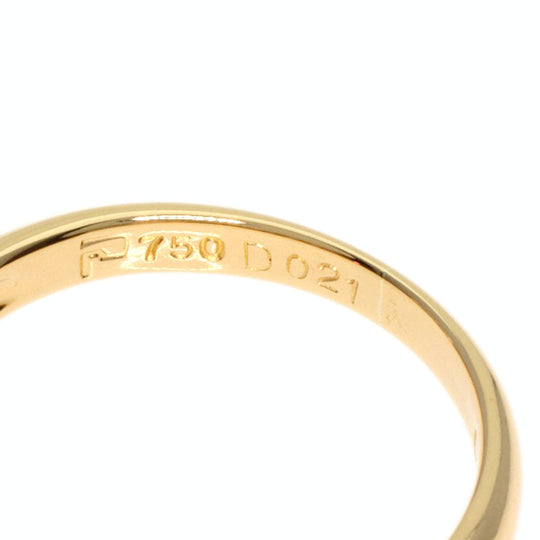 POLA Ring 18K Yellow Gold gold diamond Women Used Authentic