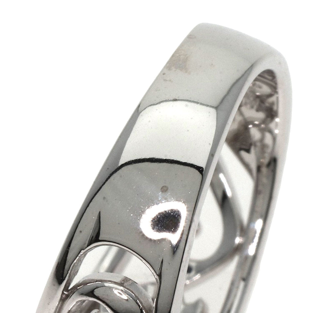 MIKIMOTO Ring K18WG Silver design Women Used Authentic