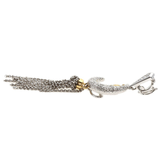 NOBUKO ISHIKAWA Pendant top K18WG Silver as Time Diamond