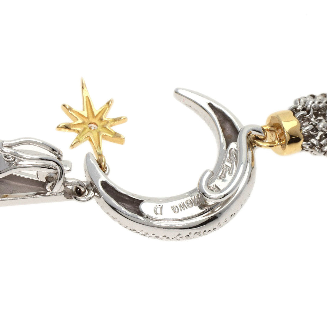 NOBUKO ISHIKAWA Pendant top K18WG Silver as Time Diamond