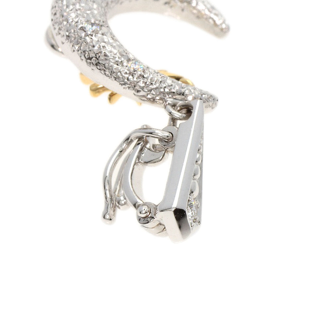 NOBUKO ISHIKAWA Pendant top K18WG Silver as Time Diamond