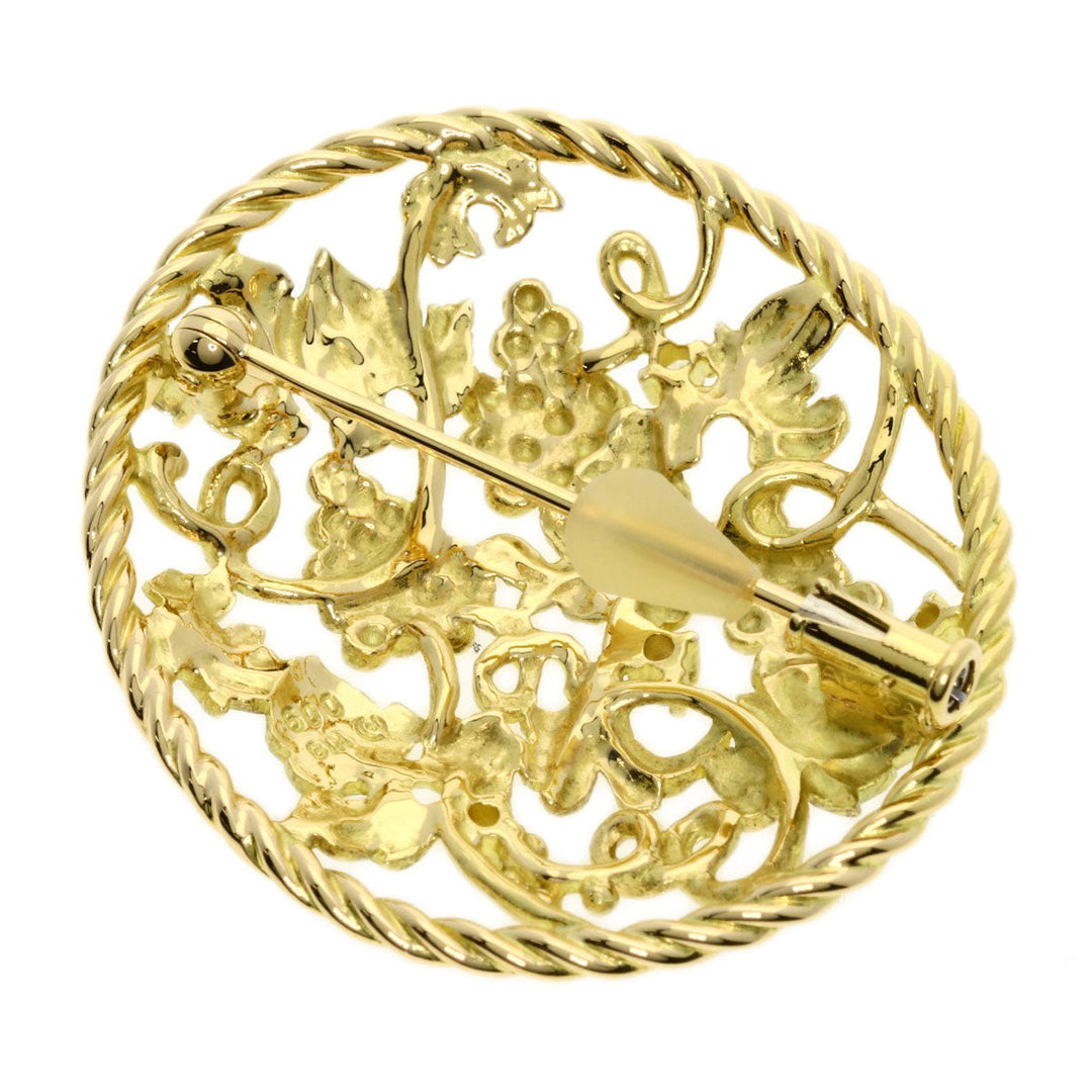 MIKIMOTO Brooch 18K Yellow Gold gold diamond