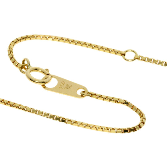 CELINE Necklace 18K Yellow Gold gold diamond Women Used Authentic