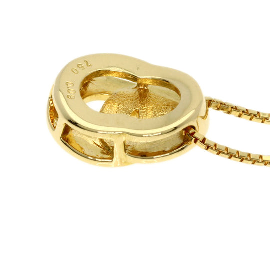 CELINE Necklace 18K Yellow Gold gold diamond Women Used Authentic