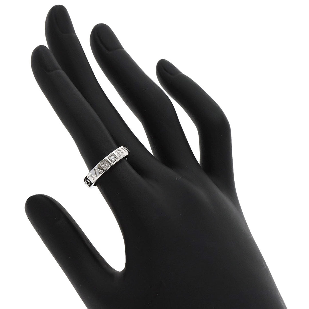 BVLGARI Ring K18WG Silver BVLGARI BVLGARI 1P Diamond