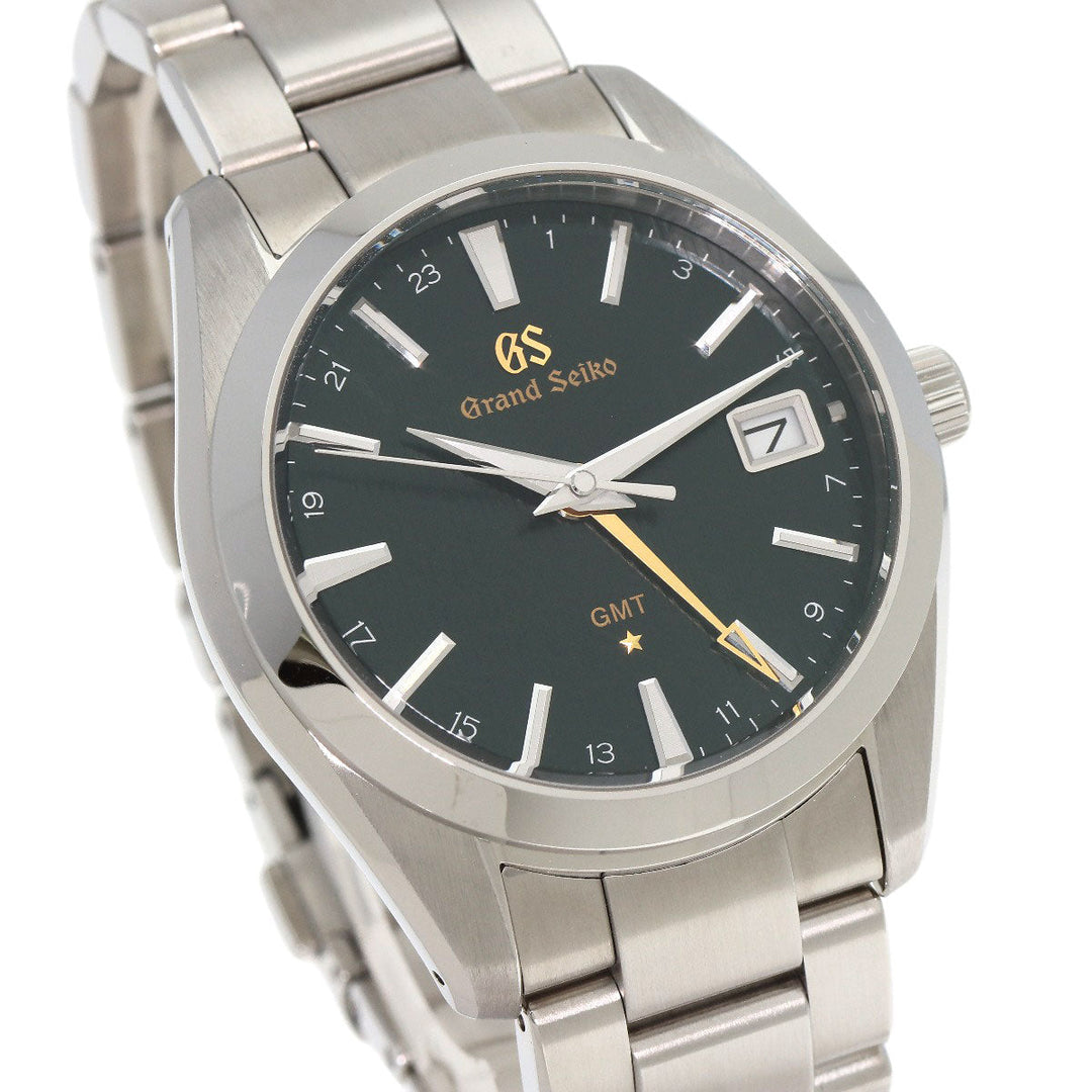 SEIKO Watches Quartz SBGN007 Stainless Steel , Stainless Steel Silver Grand Seiko Caliber 9F 25th Anniversary Limited Edition green dial mens Used Authentic