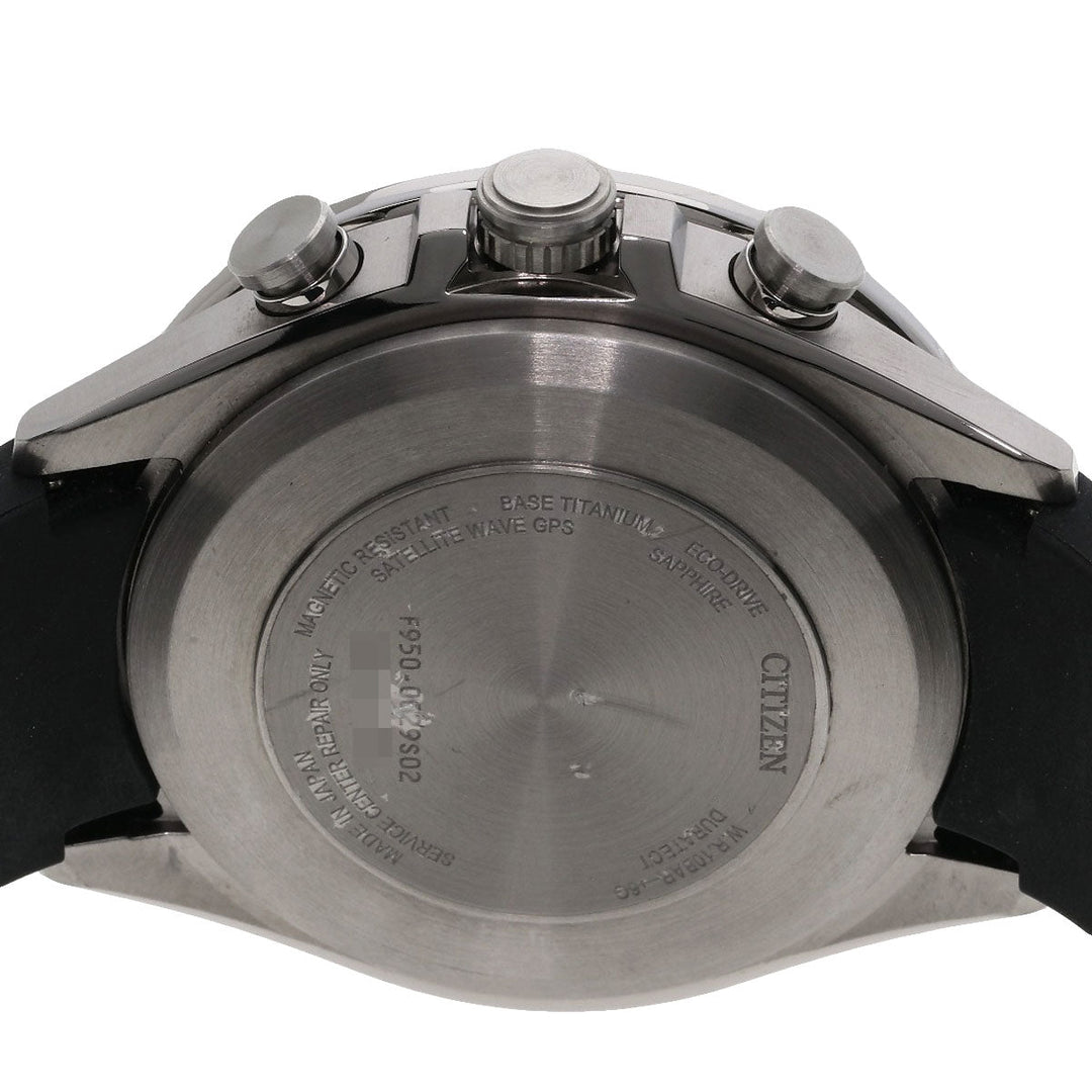 CITIZEN Watches Solar Powered Radio Watch CC4050-18L F950-0029S02 Titanium, Urethane Silver ATESA GPS satellite Actline titanium dial mens Used Authentic