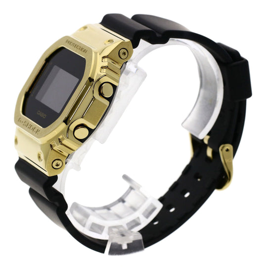 CASIO Watches Quartz GM-5600G Stainless Steel, Rubber gold G-Shock Metal Covered black dial mens Used Authentic