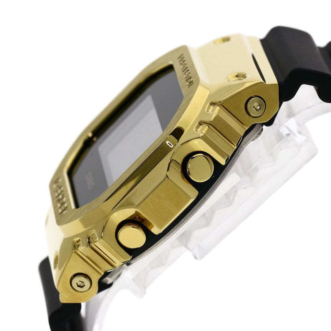 CASIO Watches Quartz GM-5600G Stainless Steel, Rubber gold G-Shock Metal Covered black dial mens Used Authentic