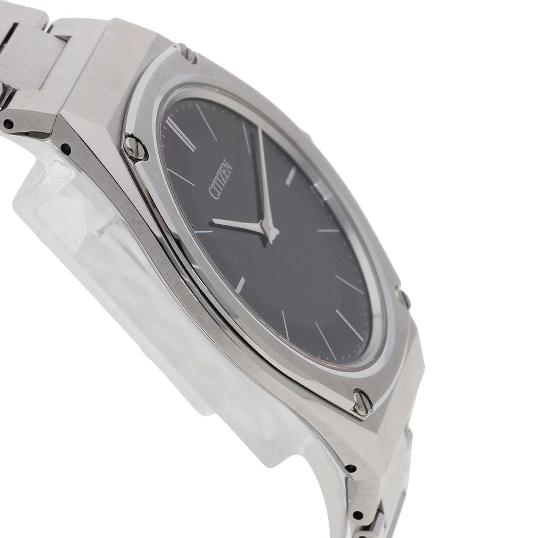 CITIZEN Watches Eco Drive T027148 AR5060-58E Stainless Steel , Stainless Steel Silver Eco Drive One black dial mens Used Authentic