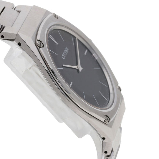 CITIZEN Watches Eco Drive T027148 AR5060-58E Stainless Steel , Stainless Steel Silver Eco Drive One black dial mens Used Authentic
