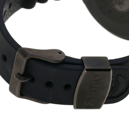 SEIKO Watches Quartz SBBN013 7C46-0AA0 Titanium, Rubber black Marine Master Professional black dial mens Used Authentic