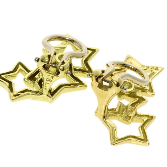 TIFFANY&Co. Earring 18K Yellow Gold gold Triple star Women Used Authentic