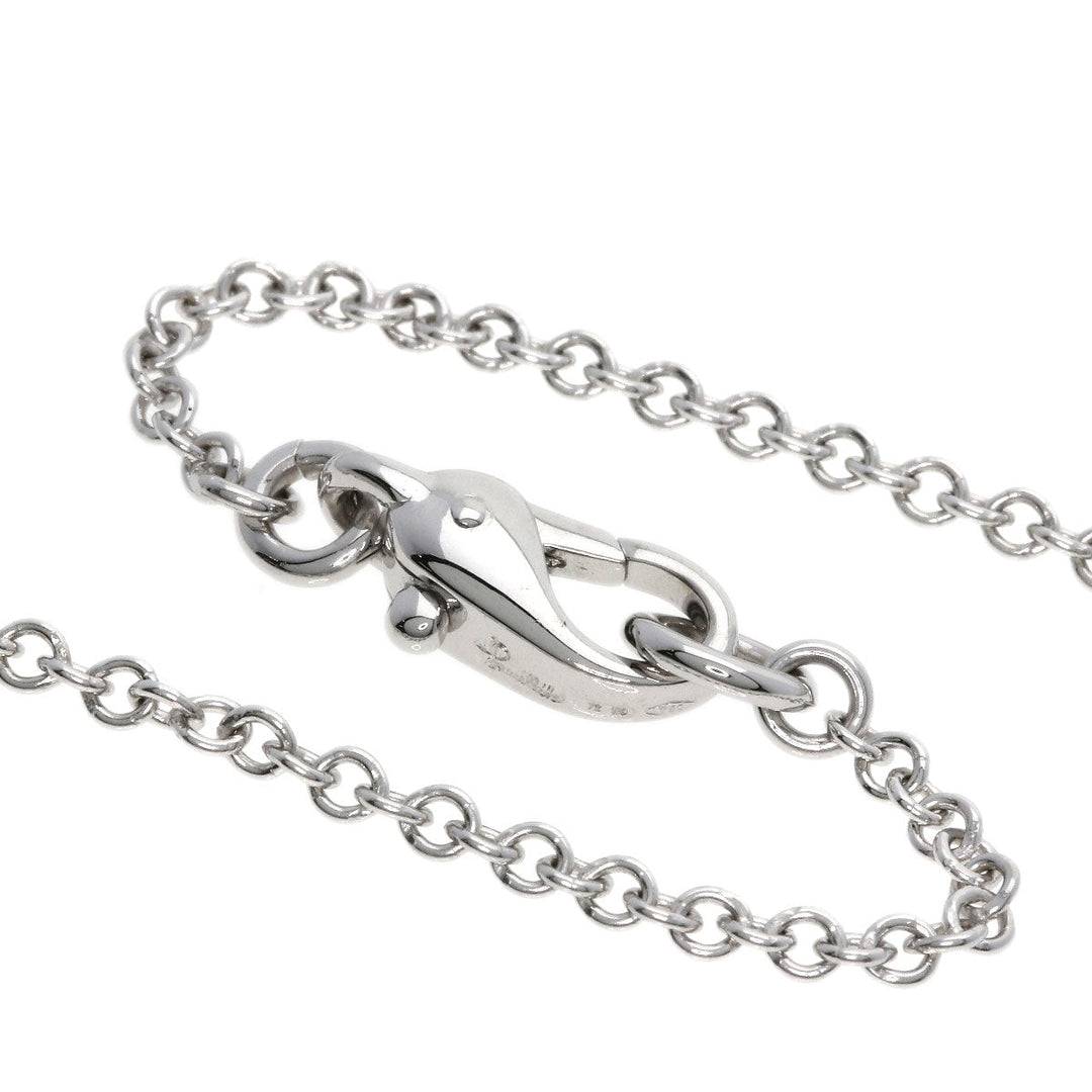 Pomellato Necklace K18WG Silver Orsett Bear Diamond Women Used Authentic