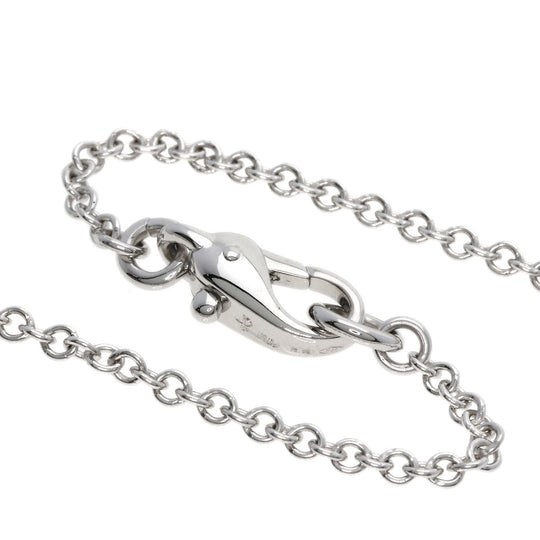 Pomellato Necklace K18WG Silver Orsett Bear Diamond Women Used Authentic