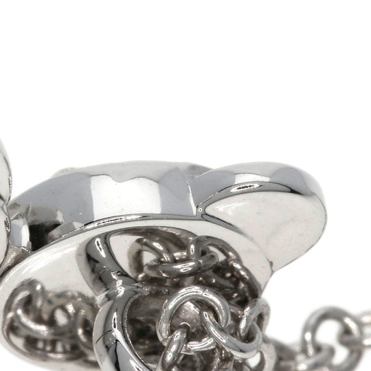 Pomellato Necklace K18WG Silver Orsett Bear Diamond Women Used Authentic