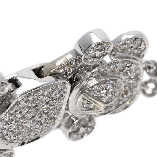 Pomellato Necklace K18WG Silver Orsett Bear Diamond Women Used Authentic