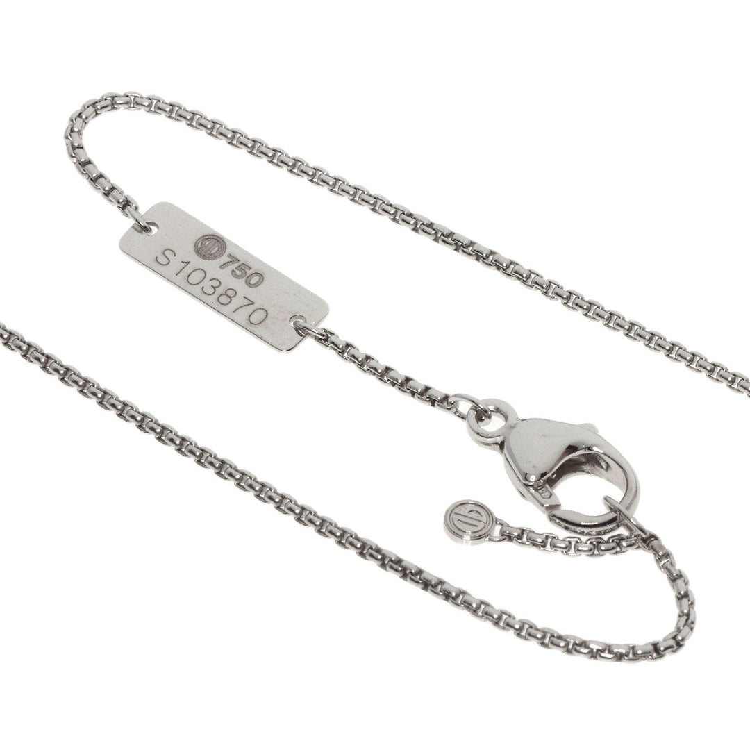 ROGER DUBUIS Necklace K18WG Silver Diamond cross motif